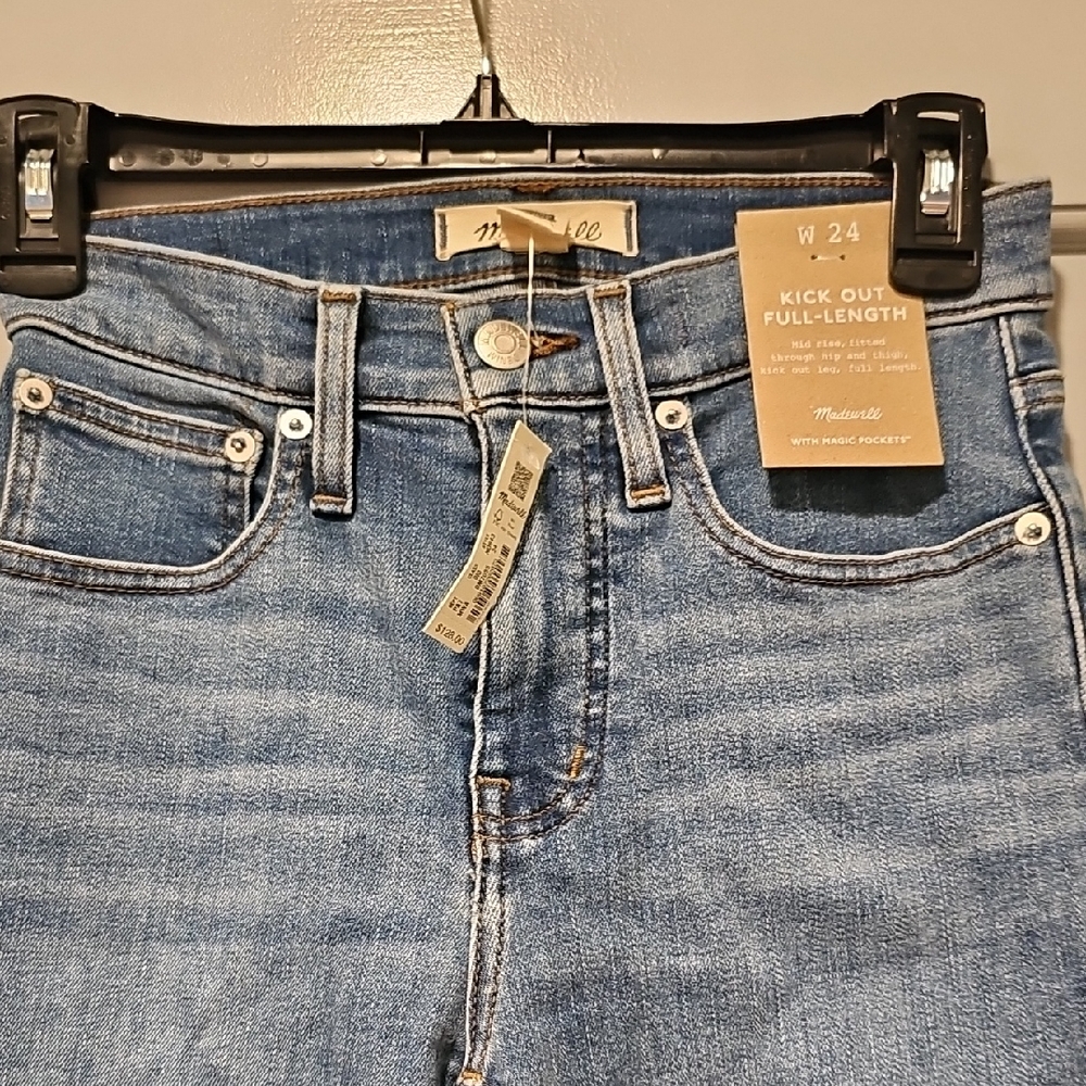 Madewell Blue Flare & Wide Leg Jeans